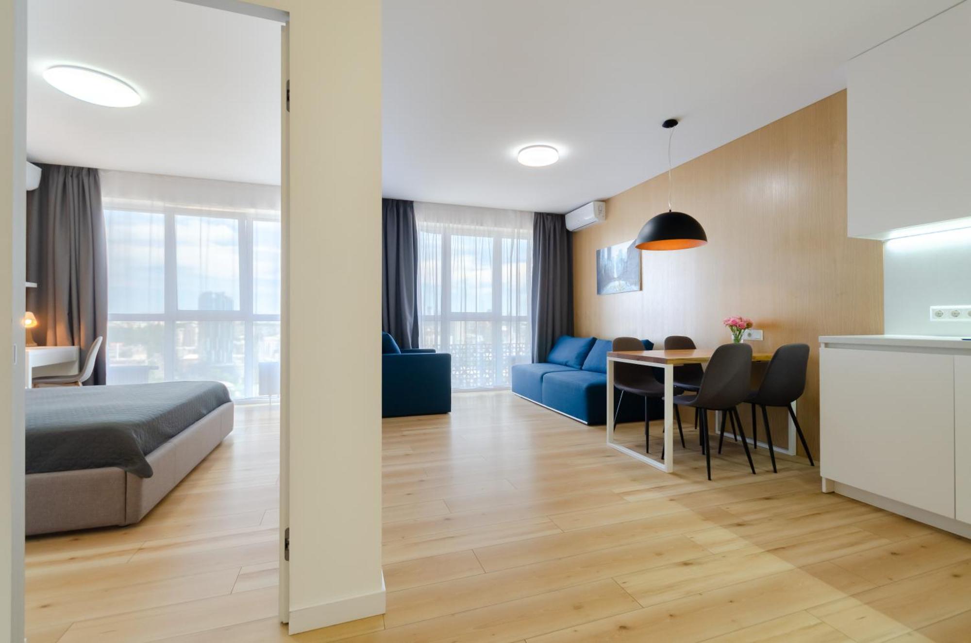 Petrovdom 205-206 Panoramic City View Apartments At Rc Kvartet, Central Railway Station キエフ エクステリア 写真
