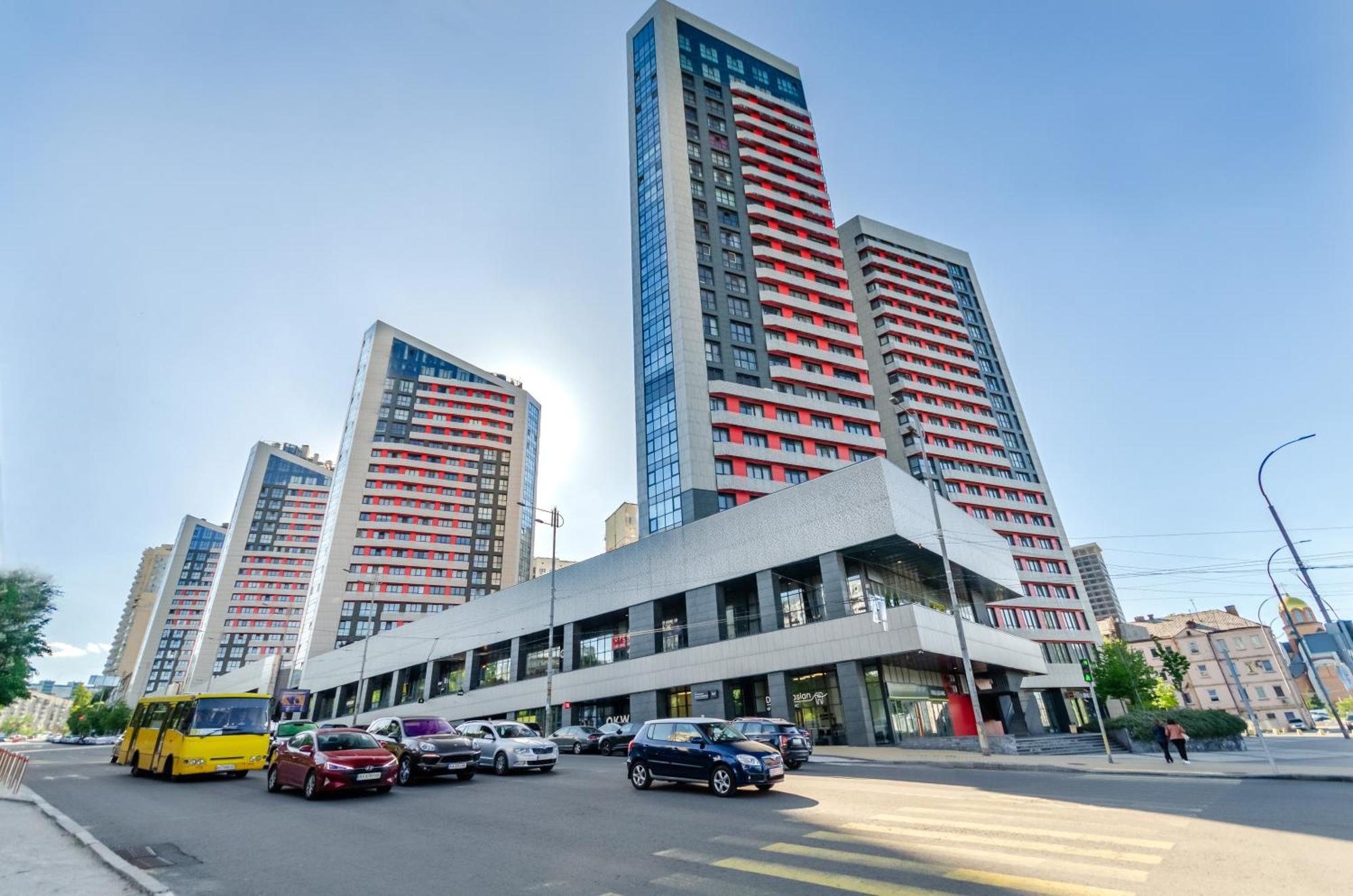 Petrovdom 205-206 Panoramic City View Apartments At Rc Kvartet, Central Railway Station キエフ エクステリア 写真