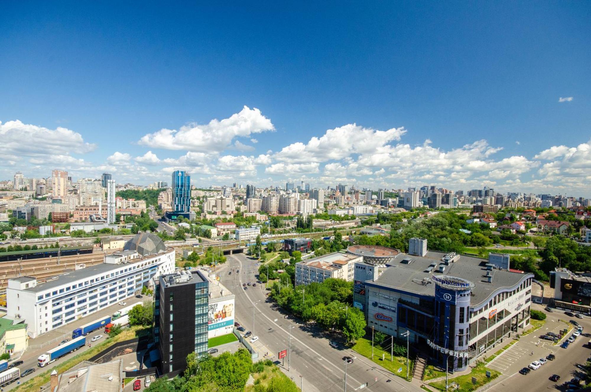 Petrovdom 205-206 Panoramic City View Apartments At Rc Kvartet, Central Railway Station キエフ エクステリア 写真
